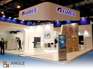 Gree - Angle Exhibits stand