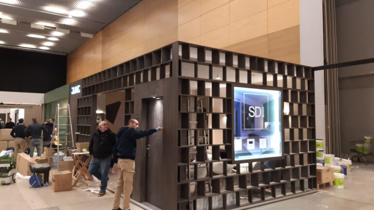 diseño y la construccion de stands