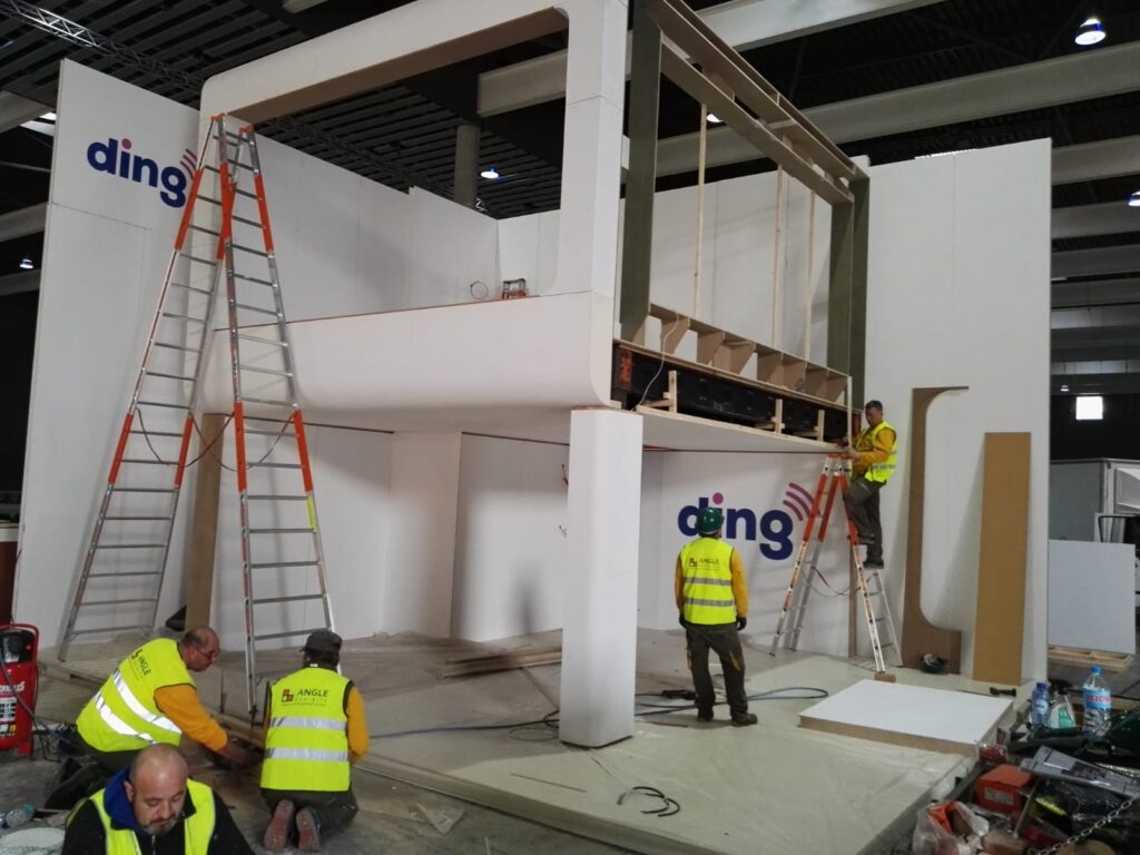 Montaje de Stands - Proceso de trabajo